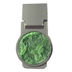 Green Geological Surface Background Money Clips (round) 