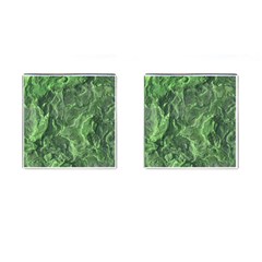 Green Geological Surface Background Cufflinks (square) by Nexatart