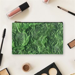 Green Geological Surface Background Cosmetic Bag (medium)  by Nexatart