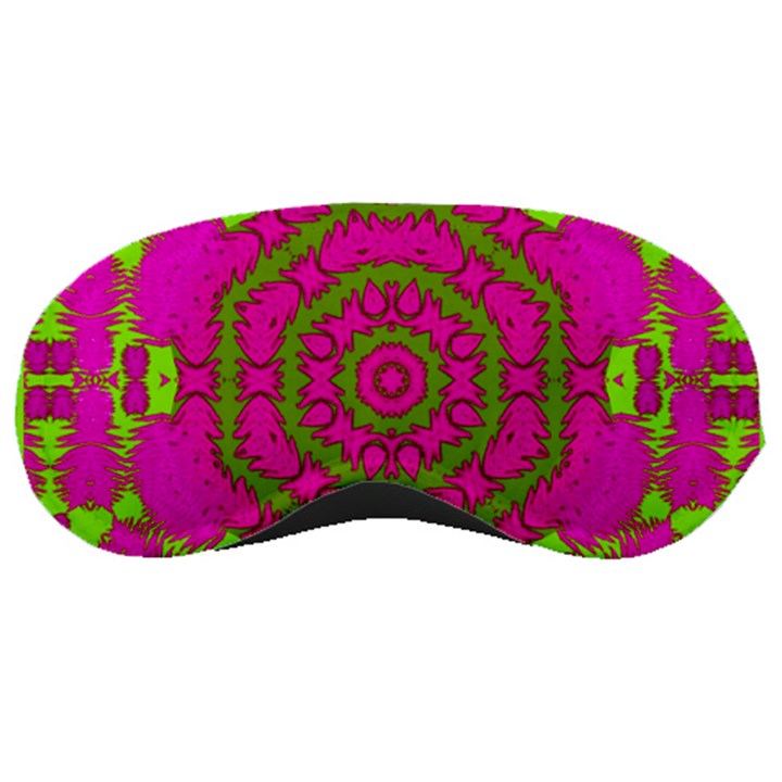 Fern Forest Star Mandala Decorative Sleeping Masks