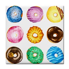 Donuts Tile Coasters by KuriSweets