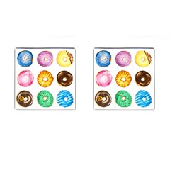 Donuts Cufflinks (square) by KuriSweets