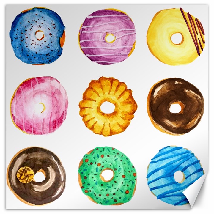 Donuts Canvas 12  x 12  