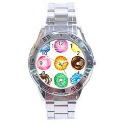 Donuts Stainless Steel Analogue Watch by KuriSweets