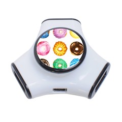 Donuts 3-port Usb Hub by KuriSweets