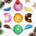 Donuts Ornament (Snowflake) Front