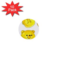 Bread 1  Mini Buttons (10 Pack)  by KuriSweets