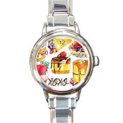 Xoxo Round Italian Charm Watch