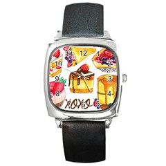 Xoxo Square Metal Watch by KuriSweets