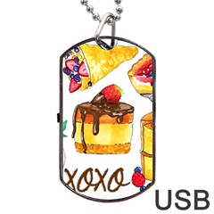 Xoxo Dog Tag Usb Flash (one Side) by KuriSweets