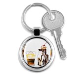 Coffee and milkshakes Key Chains (Round)  Front