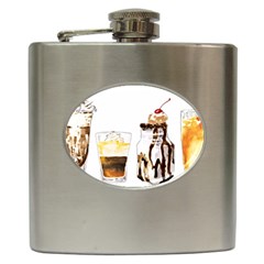 Coffee And Milkshakes Hip Flask (6 Oz) by KuriSweets