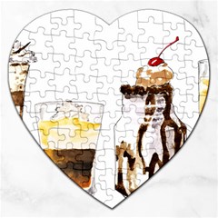 Coffee and milkshakes Jigsaw Puzzle (Heart)