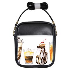 Coffee And Milkshakes Girls Sling Bags by KuriSweets