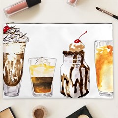 Coffee And Milkshakes Cosmetic Bag (xxl)  by KuriSweets