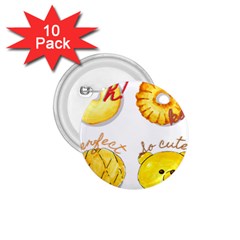 Cute Bread 1 75  Buttons (10 Pack) by KuriSweets