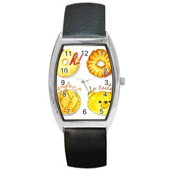 Cute Bread Barrel Style Metal Watch by KuriSweets