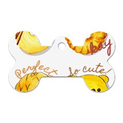 Cute Bread Dog Tag Bone (one Side) by KuriSweets