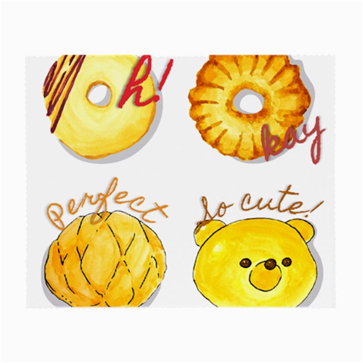 Cute Bread Small Glasses Cloth (2-Side)