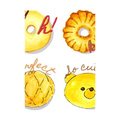 Cute Bread Shower Curtain 48  X 72  (small) 