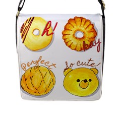 Cute Bread Flap Messenger Bag (l)  by KuriSweets