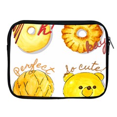 Cute Bread Apple Ipad 2/3/4 Zipper Cases by KuriSweets