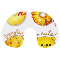 Cute Bread Travel Neck Pillows by KuriSweets