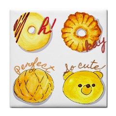 Bread Stickers Tile Coasters by KuriSweets