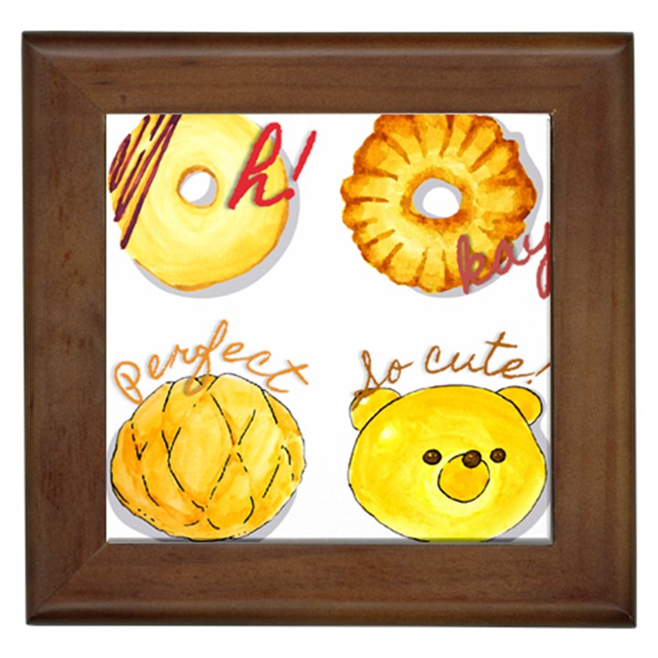 Bread Stickers Framed Tiles