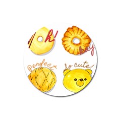 Bread Stickers Magnet 3  (round) by KuriSweets