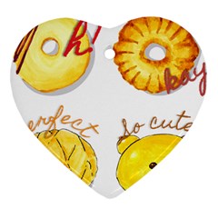 Bread Stickers Heart Ornament (two Sides) by KuriSweets