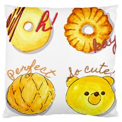 Bread Stickers Large Cushion Case (one Side) by KuriSweets