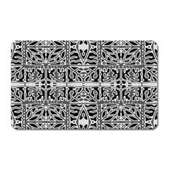 Dark Oriental Ornate Pattern Magnet (rectangular) by dflcprints