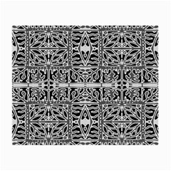 Dark Oriental Ornate Pattern Small Glasses Cloth (2-side) by dflcprints