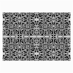 Dark Oriental Ornate Pattern Large Glasses Cloth by dflcprints