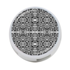 Dark Oriental Ornate Pattern 4-port Usb Hub (two Sides)  by dflcprints