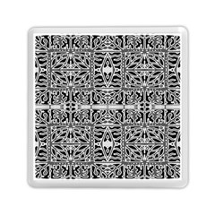 Dark Oriental Ornate Pattern Memory Card Reader (square)  by dflcprints