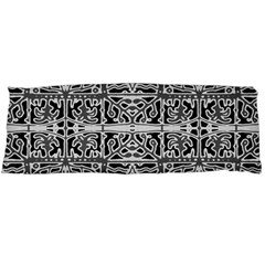 Dark Oriental Ornate Pattern Body Pillow Case (dakimakura)