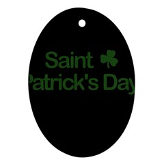  St  Patricks Day  Ornament (oval) by Valentinaart