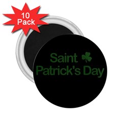  St  Patricks Day  2 25  Magnets (10 Pack)  by Valentinaart