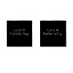  St  Patricks Day  Cufflinks (square) by Valentinaart