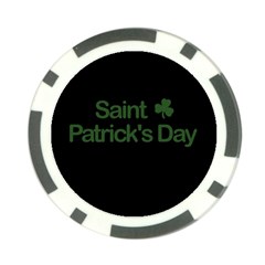  St  Patricks Day  Poker Chip Card Guard by Valentinaart