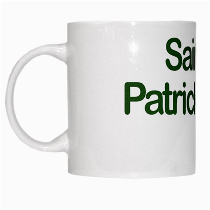  St. Patricks day  White Mugs