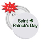  St. Patricks day  2.25  Buttons (10 pack)  Front