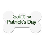  St. Patricks day  Dog Tag Bone (Two Sides) Front