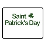  St. Patricks day  Fleece Blanket (Small) 50 x40  Blanket Front