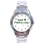  St. Patricks day  Stainless Steel Analogue Watch Front