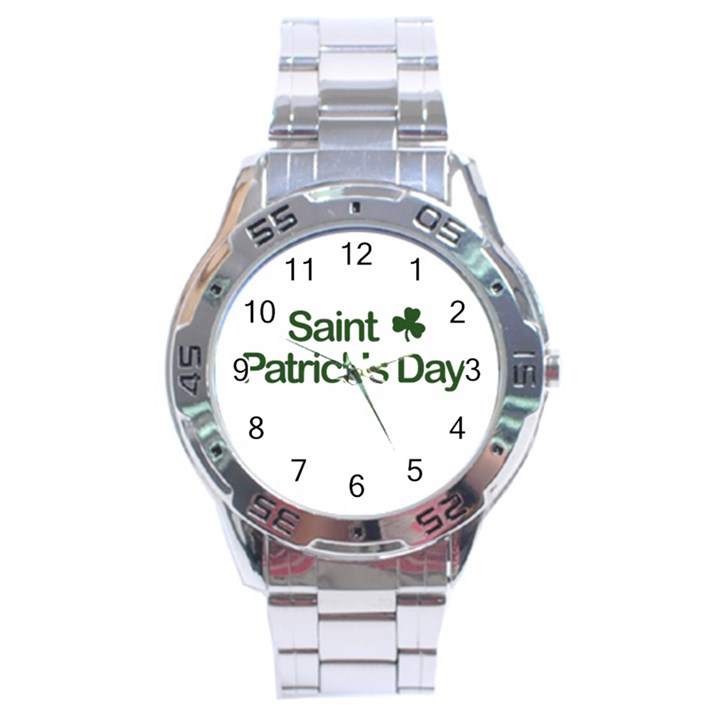  St. Patricks day  Stainless Steel Analogue Watch