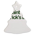  St. Patricks day  Christmas Tree Ornament (Two Sides) Front