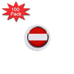 Austria Country Nation Flag 1  Mini Buttons (100 Pack)  by Nexatart